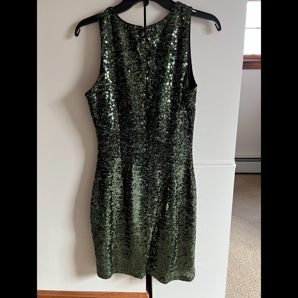 Green sequin dress NWT